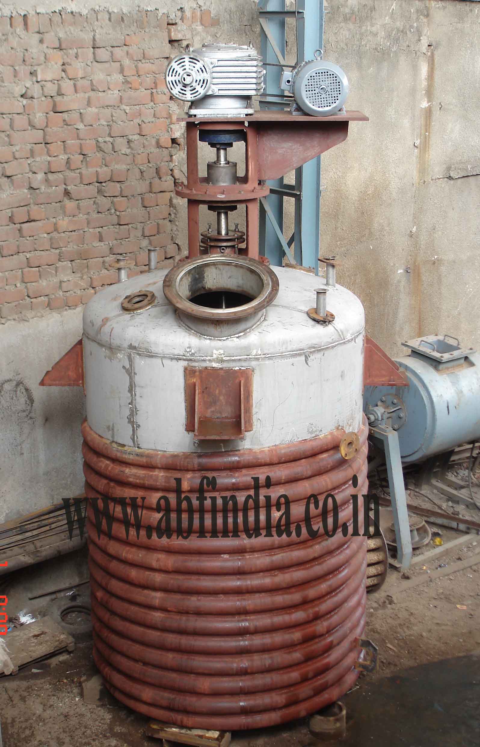 Stainless Steel Limpet Coil Reaction Vessel Stainless Steel Limpet Coil Reaction Vessel